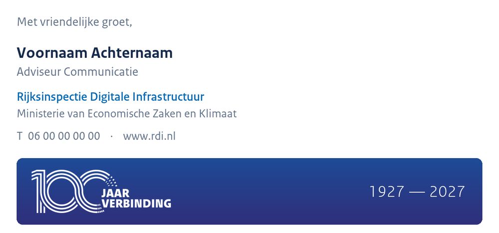 E-mailhandtekening