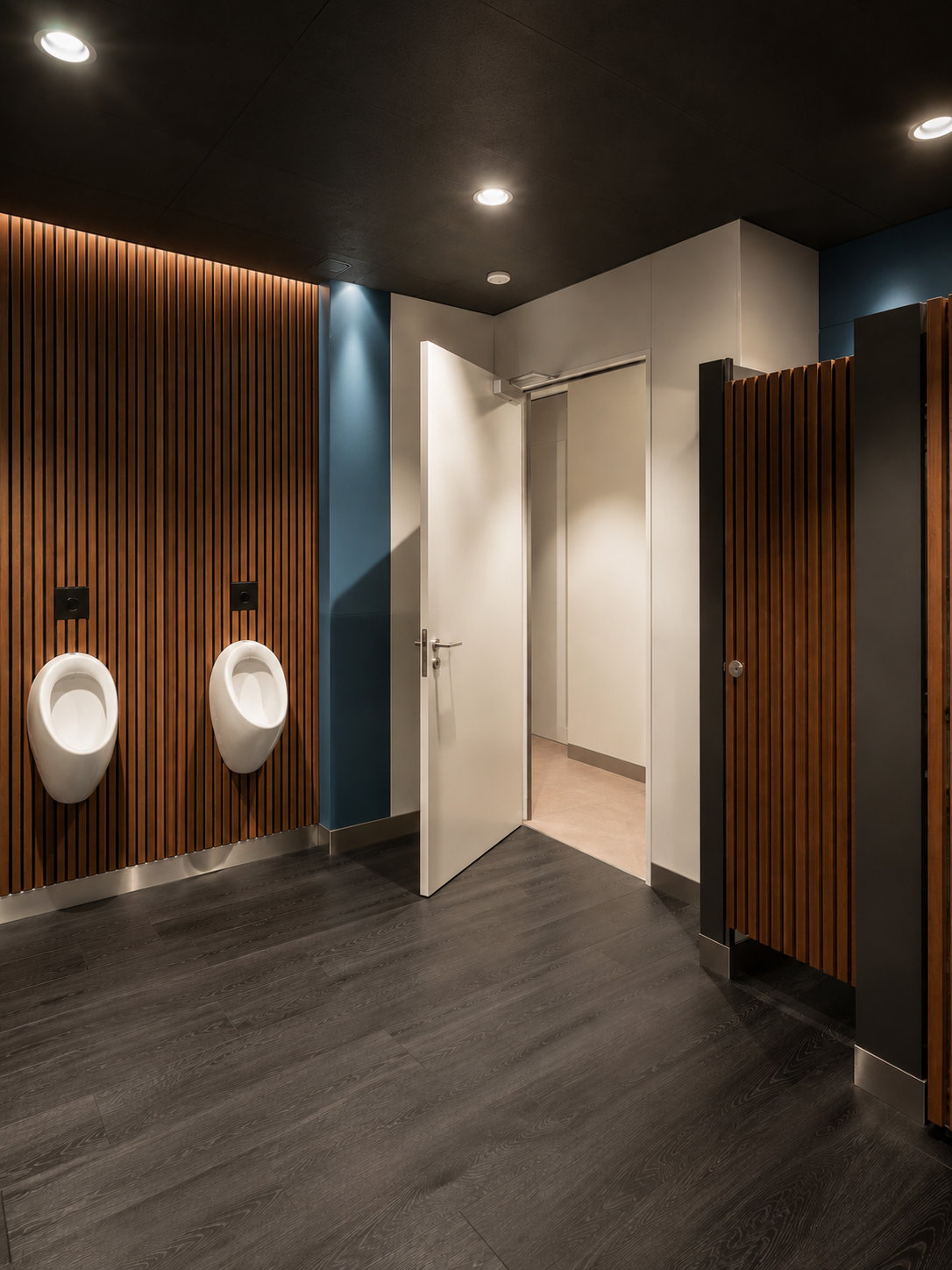 Toilet blauw